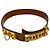 Hermès Hermes Collier de Chien Gürtel Breit aus Leder Braun
