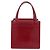 Bulgari Bvlgari Top Handle in pelle Rosso - vista 2
