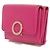 Bulgari Bvlgari Tri-Fold Wallet aus rosa Leder Pink - Ansicht 2