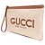 Clutch Gucci in lino beige - vista 2
