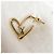 Orecchini Louis Vuitton Heart Falling in Love PM Gold Stud D'oro - vista 11