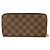 Louis Vuitton Zippy Wallet aus Damier Canvas Braun Damier ebene - Ansicht 3