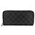 Louis Vuitton Damier Graphite Zippy Wallet Black Damier ebene