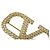 Broche V Logo chapado en oro Valentino - vista 11