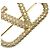 Broche V Logo chapado en oro Valentino - vista 12