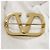Broche V Logo chapado en oro Valentino - vista 6