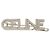 Céline Clip per capelli monocromatico in cristallo Celine Argento