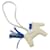 Hermès Charm Rodeo PM Hermes Bianco Blu