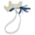 Hermès Charm Rodeo PM Hermes Bianco Blu - vista 3
