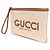 Clutch Gucci in lino beige - vista 2