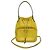 Borsa a secchiello Duetto in Saffiano Prada Giallo