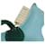 Hermès Charm per borsa Hermes Rodeo PM Bianco Blu Verde Blu chiaro  - vista 8