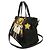 Borsa Tote Prada Tessuto Robot Applique Nero - vista 2