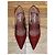 Chanel Burgundy Patent Leather Slingback Heels Dark red - view 3