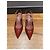 Chanel Burgundy Patent Leather Slingback Heels Dark red - view 8