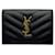 Porte-cartes en cuir noir Yves Saint Laurent  - vue 1