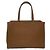 Valextra Soft Calfskin V-Line Horizontal Shopping Bag Braun