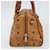 MCM Visetos logogramme Leather Marrone  - vista 3