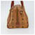 MCM Visetos logogramme Leather Marrone  - vista 4