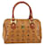 MCM Visetos logogramme Leather Marrone  - vista 1