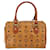 MCM Visetos logogramme Leather Marrone  - vista 2