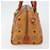 MCM Visetos logogramme Leather Marrone  - vista 4