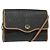 Christian Dior Vintage Honeycomb Flap Coated Canvas