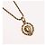 Pendente Christian Dior CD placcato oro D'oro - vista 4