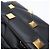 Borsa a tracolla in nappa Valentino Roman Stud Nero - vista 4