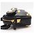 Borsa a tracolla in nappa Valentino Roman Stud Nero - vista 7