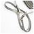 Mini borsa a tracolla in pelle Prada, grigio Marrone - vista 5