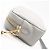 Mini borsa a tracolla in pelle Prada, grigio Marrone - vista 8