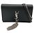 Yves Saint Laurent Kate Tassel Small Chain Wallet Nero