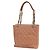 Borsa Tote Chanel in pelle di vitello granulata rosa salmone - vista 2