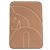 Hermès Tarjetero magnético Hermes MagSafe Eman Cheval B Stamp Castaño - vista 4