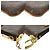 Borsa Louis Vuitton Pochette Mira MM Marrone Monogramma - vista 3