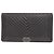 Cartera larga Chanel Boy Coco Mark de piel de cordero Negro