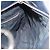 BALENCIAGA Borsa a Spalla Hip Metallic Edge in Pelle Navy Silver Auth 189871A Argento Blu navy - vista 20