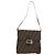 FENDI Zucca Canvas Mamma Baguette Shoulder Bag Black Brown Auth 189187V Marrone Nero - vista 13