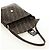 FENDI Zucca Canvas Mamma Baguette Shoulder Bag Black Brown Auth 189187V Marrone Nero - vista 19