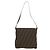 FENDI Zucca Canvas Mamma Baguette Shoulder Bag Black Brown Auth 189187V Marrone Nero - vista 2