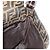 FENDI Zucca Canvas Mamma Baguette Shoulder Bag Black Brown Auth 189187V Marrone Nero - vista 22