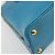 Borsa PRADA in pelle Saffiano 2way Azzurro chiaro Auth 187856A D'oro Blu chiaro - vista 19