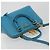 Borsa PRADA in pelle Saffiano 2way Azzurro chiaro Auth 187856A D'oro Blu chiaro - vista 6
