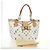LOUIS VUITTON Borsa Tote Monogram Multicolor Annie GM White M40303 Auth BA13672SAV Bianco - vista 12