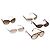 Dolce & Gabbana DOLCE&GABBANA Fendi Saint Laurent Celine Coach Gafas de Sol 5 Set Auth bs35725 Castaño