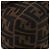FENDI Zucca Canvas Mamma Baguette Shoulder Bag Black Brown Auth 190109SAV Marrone Nero - vista 15