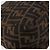 FENDI Zucca Canvas Mamma Baguette Shoulder Bag Black Brown Auth 190109SAV Marrone Nero - vista 17