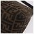 FENDI Zucca Canvas Mamma Baguette Shoulder Bag Black Brown Auth 190109SAV Marrone Nero - vista 18