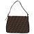FENDI Zucca Canvas Mamma Baguette Shoulder Bag Black Brown Auth 190109SAV Marrone Nero - vista 2